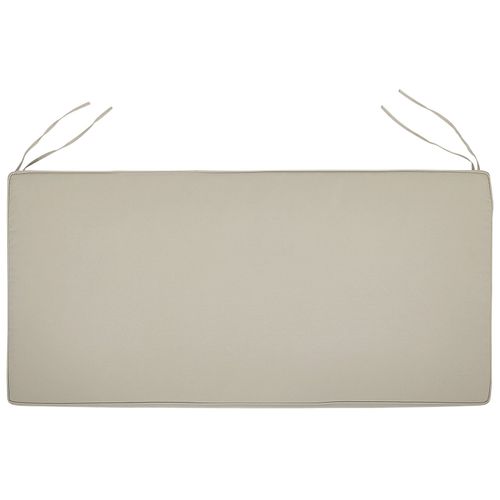 Banc Avec Coussin D'assise Vivara 160 Cm Bois D'acacia Certifié Beige