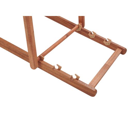 Chaise Longue Bois Bois Foncé Anzio