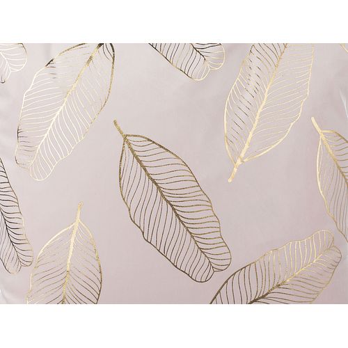 Lot De 2 Coussins Velours Rose Freesia 45 X 45 Cm