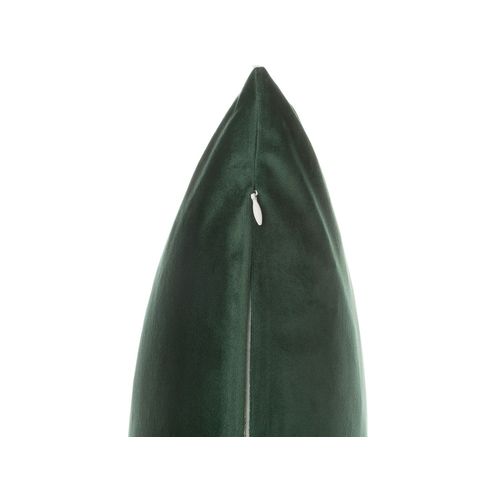 Lot De 2 Coussins Velours Vert Foncé Fern 45 X 45 Cm