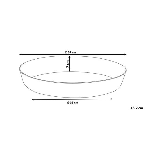 Plateau Décoratif Suez Métal Doré