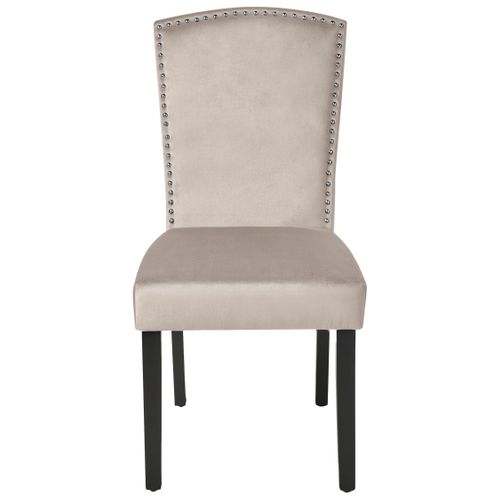 Chaise De Salle à Manger Velours Gris Piseco