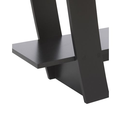 Bibliothèque 5 Étagères Noir Kener