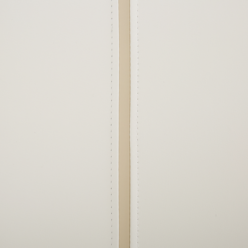 Table De Chevet Cuir Pu Blanc Betin