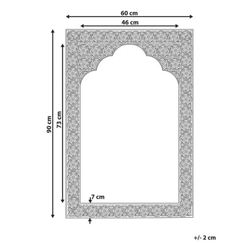 Miroir 90 Cm Doré Pali