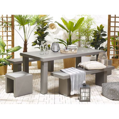Set De Salle à Manger Béton Gris Taranto