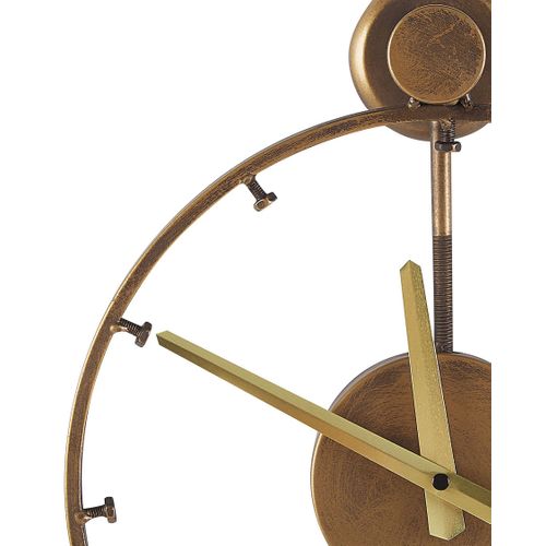 Horloge Murale Design Dorée Avec Balancier Ø 31 Cm Emmen