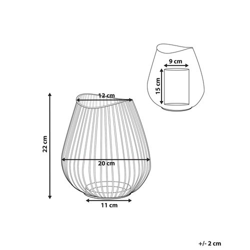 Lanterne Filaire En Métal Noir Thurston
