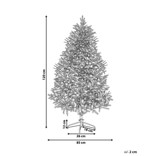 Sapin De Noël Artificiel Recouvert De Neige 120 Cm Foraker