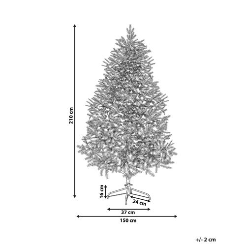 Sapin De Noël Recouvert De Neige Artificielle 210 Cm Bassie