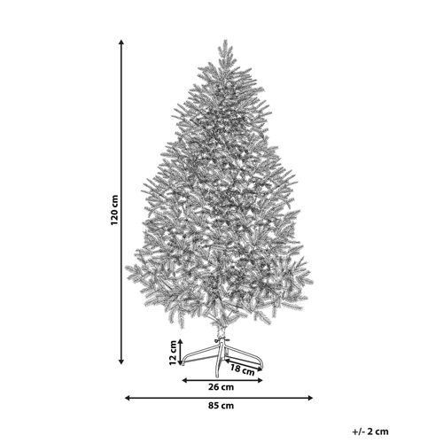 Sapin De Noël Artificiel Vert 120 Cm Huxley
