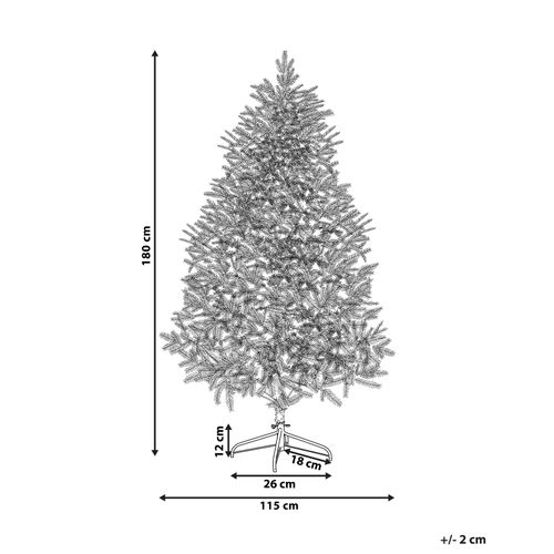 Sapin De Noël Artificiel Vert 180 Cm Huxley
