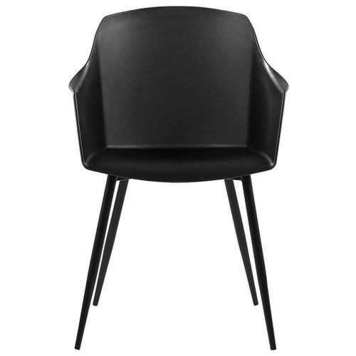 Chaise De Salle à Manger Set De 2 Noir Fonda