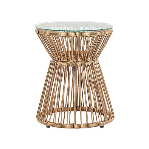 Ensemble Pour Bistro Avec Coussin Marron Clair Trestina