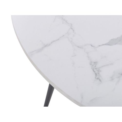 Table De Salle à Manger Effet Marbre Ronde D 120 Cm Odeon