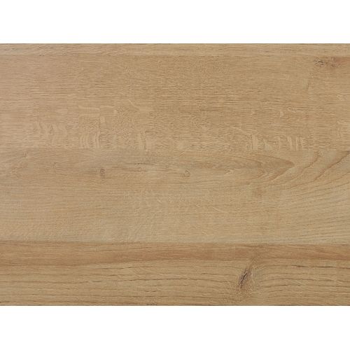 Table De Salle à Manger Ovale Effet Bois Foncé 180 X 90 Cm Ottawa