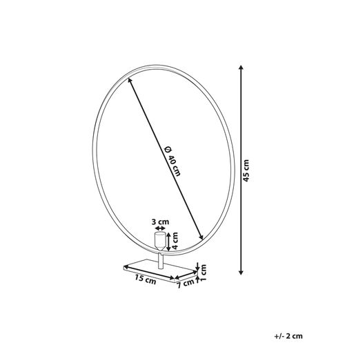 Bougeoir Design Noir Et Doré Seram