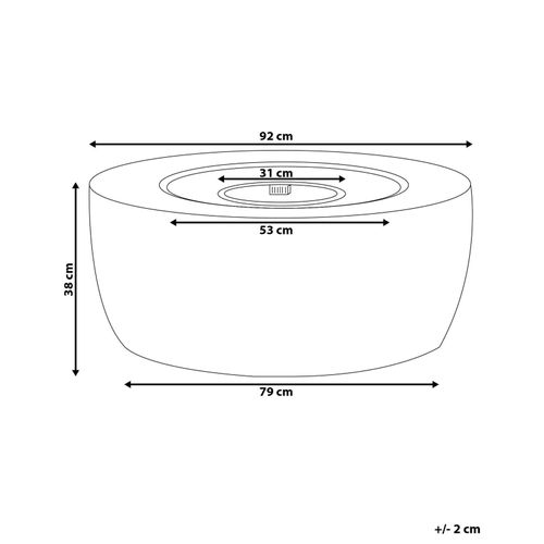 Braséro De Jardin Indus Gris