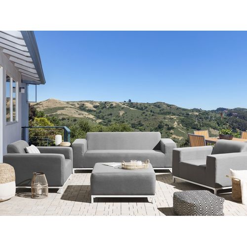 Set De Salon Polyester Gris Rovigo