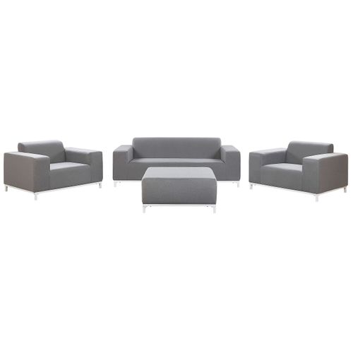 Set De Salon Polyester Gris Rovigo