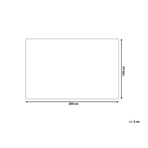 Plaid Gris Foncé Et Blanc 150 X 200 Cm Taza