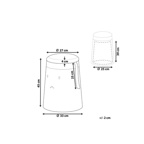 Pouf Coffre Beige Samurai
