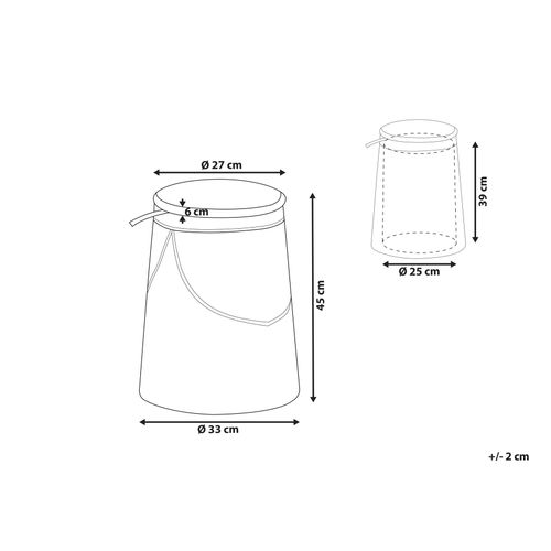 Pouf Coffre Beige Apache