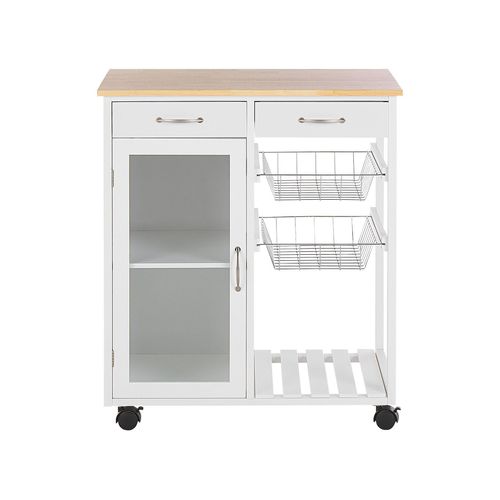 Desserte De Cuisine En Bois Blanc Boves