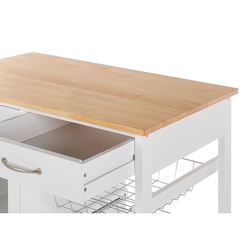 Desserte De Cuisine En Bois Blanc Boves