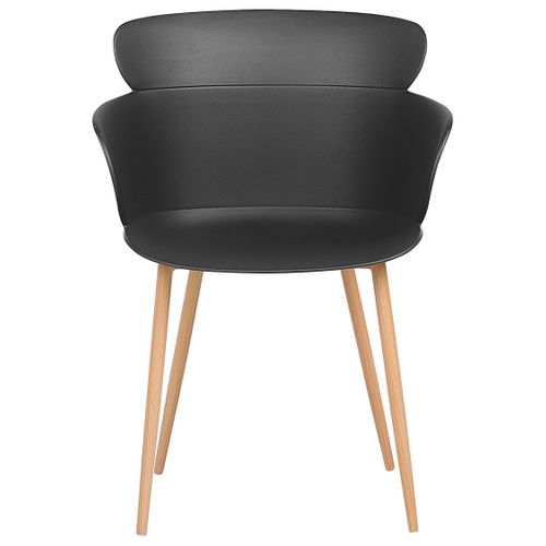 Chaise De Salle à Manger Set De 2 Noir Sumkley