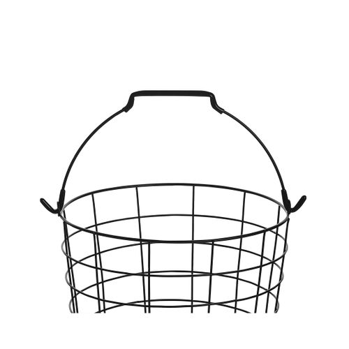 Étagère Sur Roulettes En Métal Noir 3 Paniers Ayapal