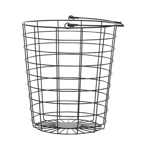 Étagère Sur Roulettes En Métal Noir 3 Paniers Ayapal