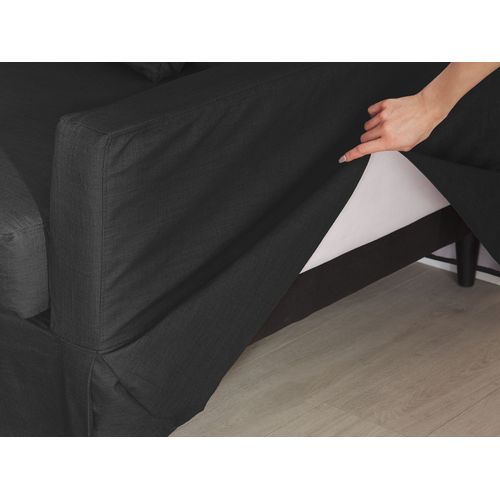 Housse Noire Pour Canapé 3 Places Gilja