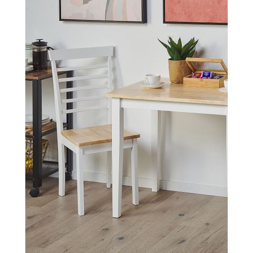 Chaise De Salle à Manger Set De 2 Blanc Battersby