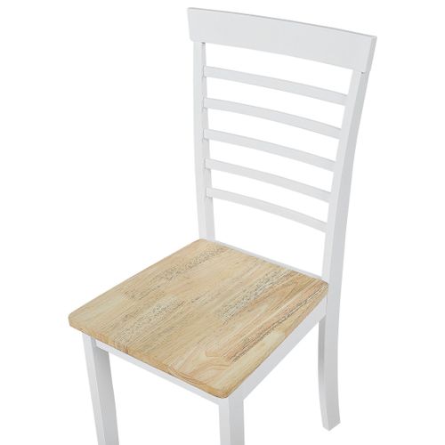 Chaise De Salle à Manger Set De 2 Blanc Battersby