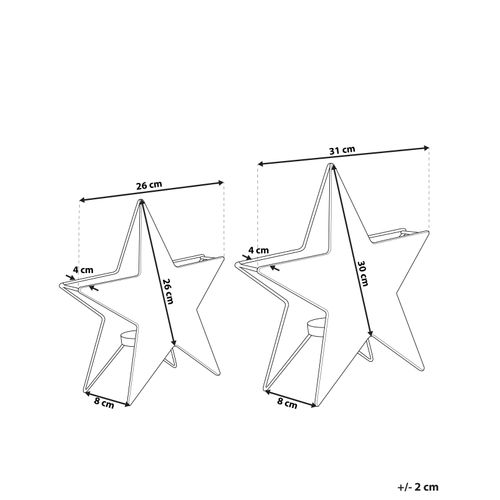 Lot De 2 Bougeoirs Argentés Tornio