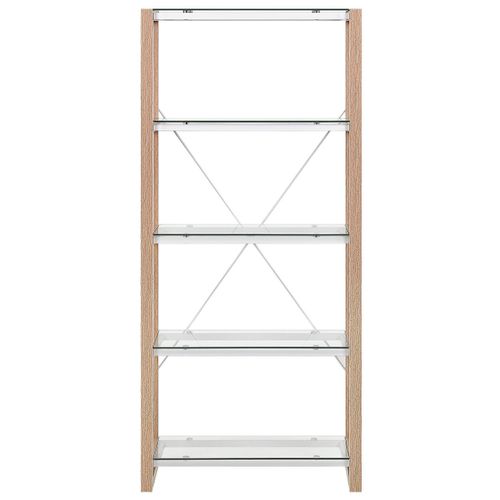 Bibliothèque 4 Étagères Blanc Jenks