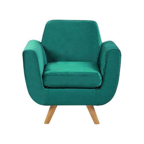 Housse En Velours Vert Pour Fauteuil Bernes