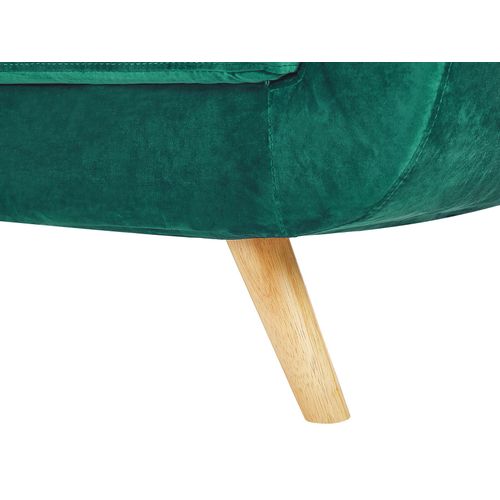Housse En Velours Vert Pour Fauteuil Bernes