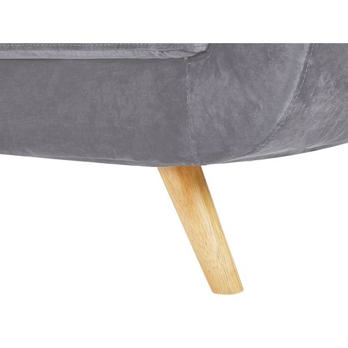 Housse En Velours Gris Pour Canapé 2 Places Bernes