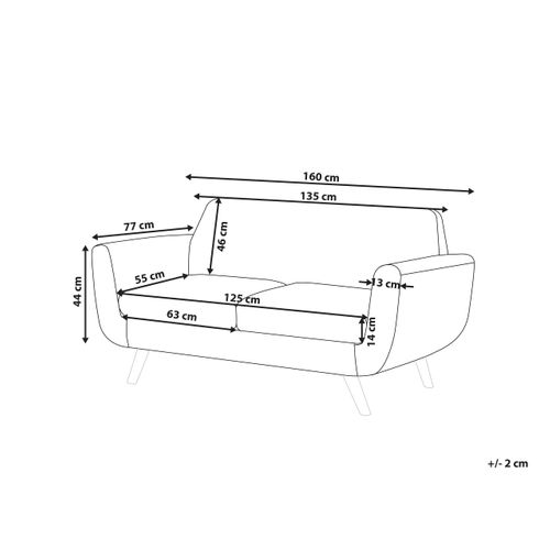 Housse En Velours Bleu Marine Pour Canapé 2 Places Bernes