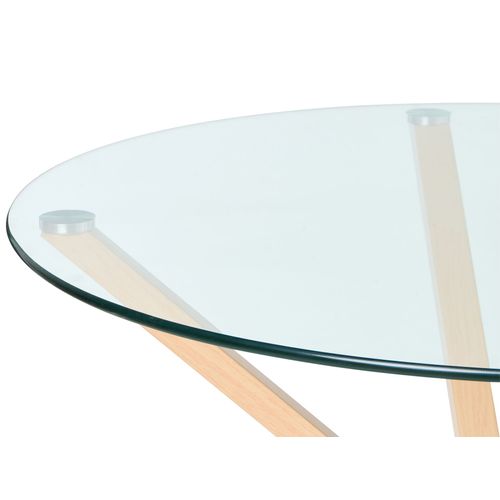Table De Salle à Manger En Verre De Sécurité D 90 Cm Altura