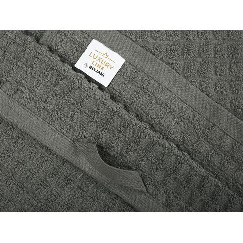 Lot De 11 Serviettes De Bain En Coton Gris Atai