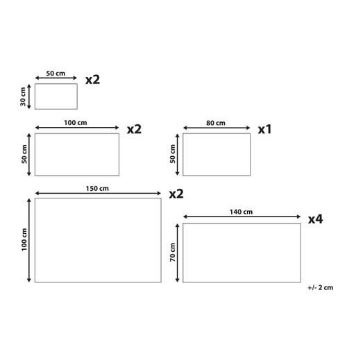 Lot De 11 Serviettes De Bain En Coton Blanc Atai