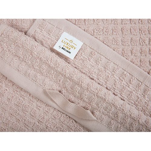 Lot De 11 Serviettes De Bain En Coton Rose Atai