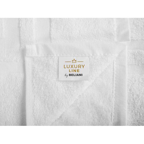 Lot De 9 Serviettes De Bain En Coton Blanc Atai