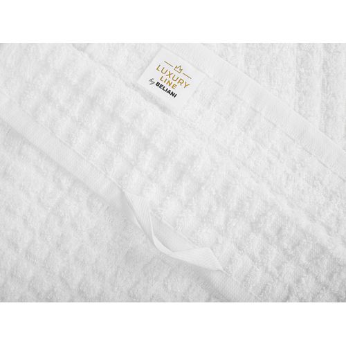 Lot De 4 Serviettes De Bain En Coton Blanc Atai
