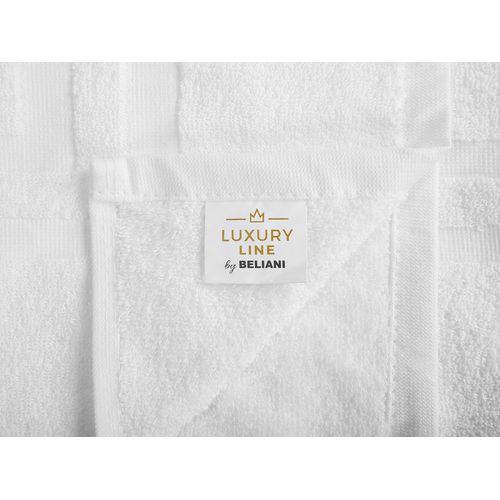 Lot De 9 Serviettes De Bain En Coton Blanc Areora