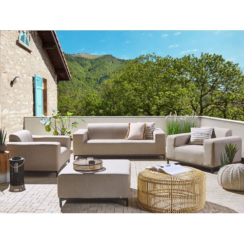 Set De Salon Polyester Beige Rovigo
