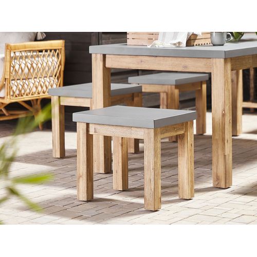 Set De Salle à Manger Béton Gris Ostuni